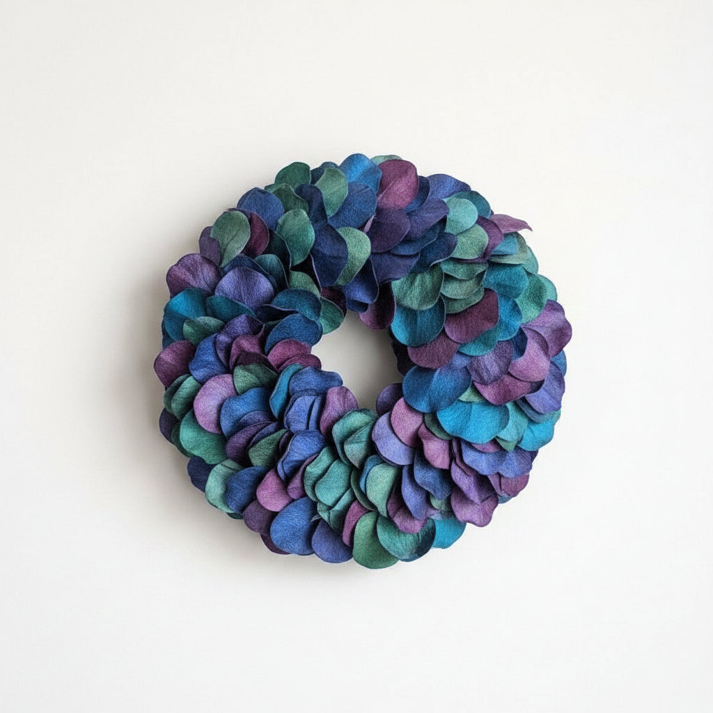 ユーカリポポラスリース 直径約25cm 【55522】